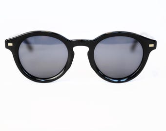 Nowy! Czarne okulary przeciwsłoneczne z polaryzacją, moda, styl, tiktok, trend, Zonnebril, okulary przeciwsłoneczne, Sonnenbrille, gafas de sol, lunettes de soleil.