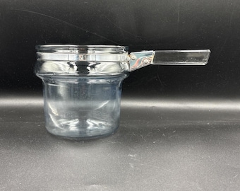 Vintage PYREX FLAMEWARE 1.5 Qt Upper #6283 U Double Boiler Upper Pot Insert