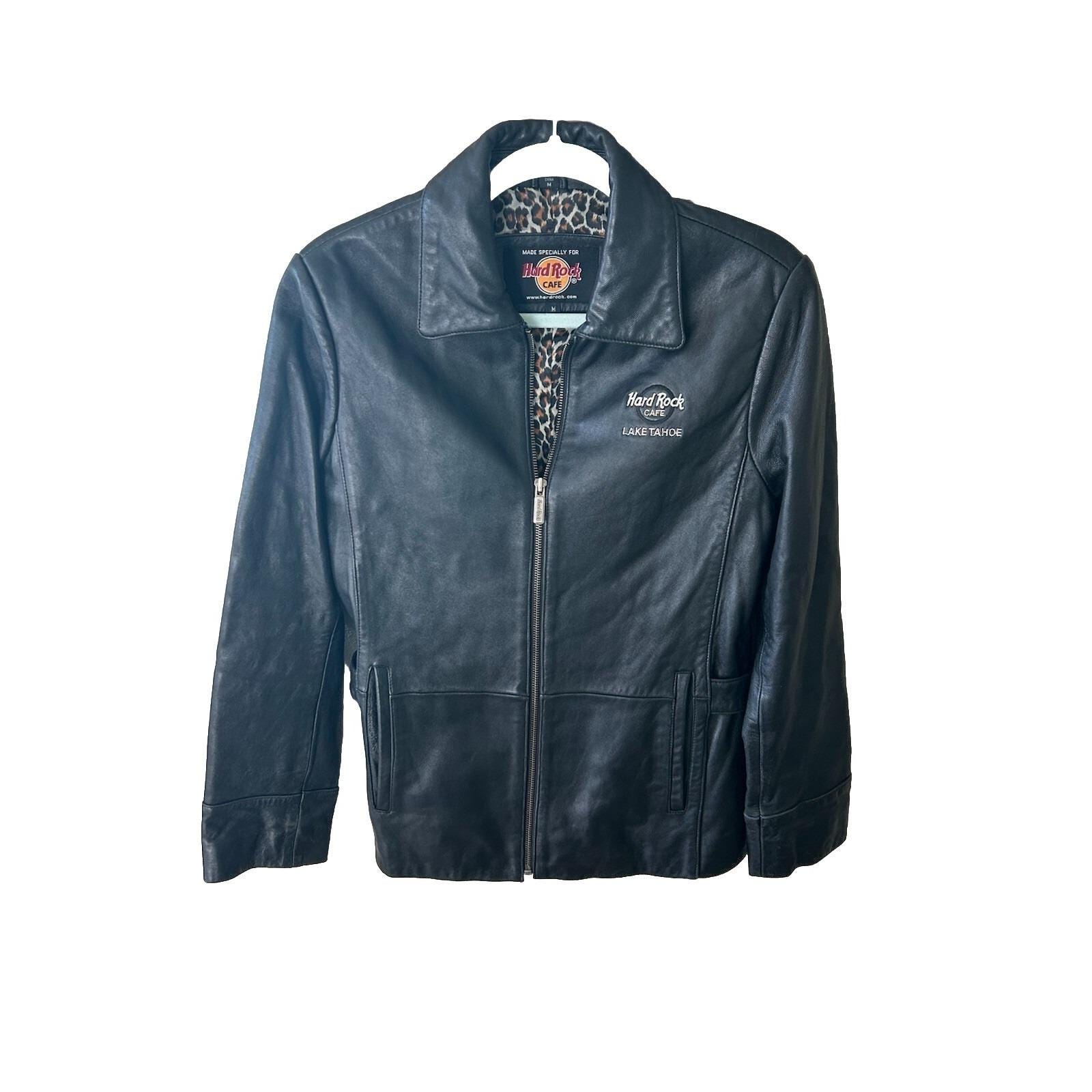Hard Rock Cafe Leather Jacket - Etsy