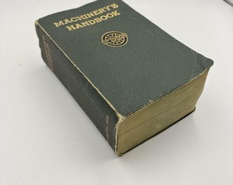 Machinery's Handbook 12th Edition - The Industrial Press - Leather 1944 Indexed