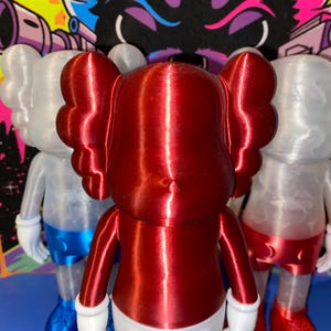Bearbrick KAWS TENSION 100+400% Medicom Toy - Etsy
