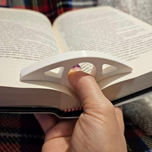 Einhand-Leseständer | Seitenhalter 3D | STL-Dateien für 3D-Drucker | Bequemes Lesen | Accessoire für Buchliebhaber