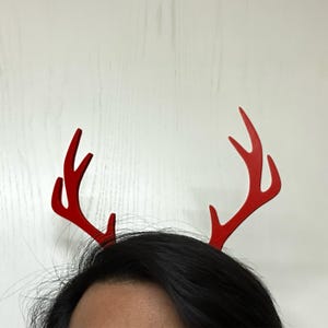 Bundle 5 Cerchietti Natalizi Stampa 3D STL - Corna Renna, Albero di Natale, Cappello Babbo Natale - File Digitali Headband Christmas