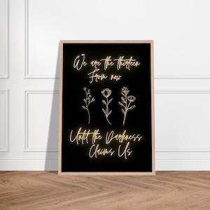 We Are the Thirteen Digital Print | Fantasy Book Inspired Wall Art | Printable Bookish Decor | Throne of Glass Neon Art | Digital Download