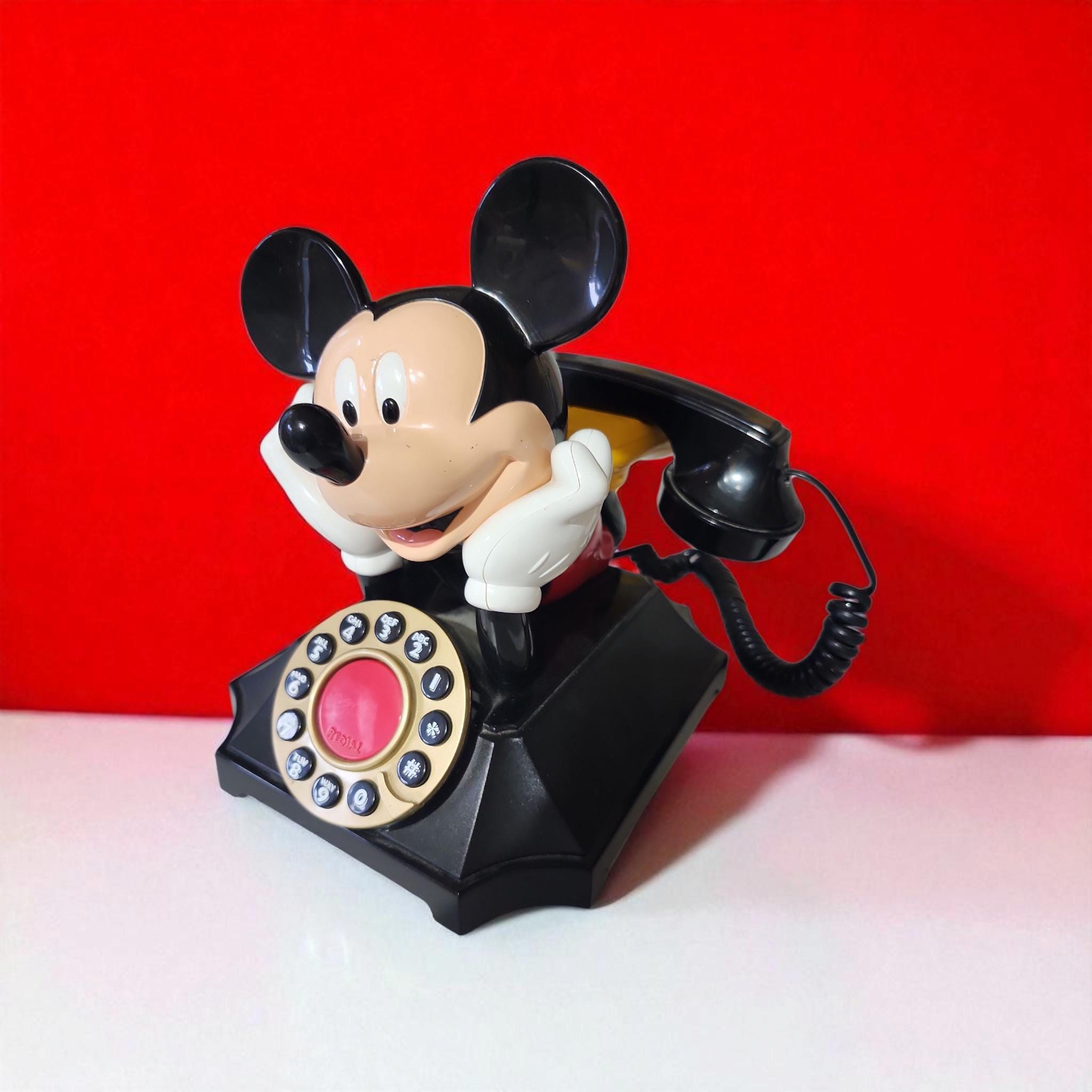 Mickey Mouse Retro Phone - Etsy display picture 1