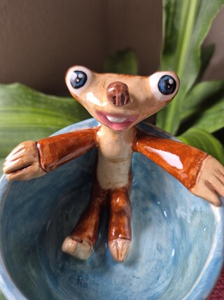 Peluche Sid Di Ice Age 5 - 20 Cm - Ufficiale, Morbido E Simpatico, Edizione Tedesca