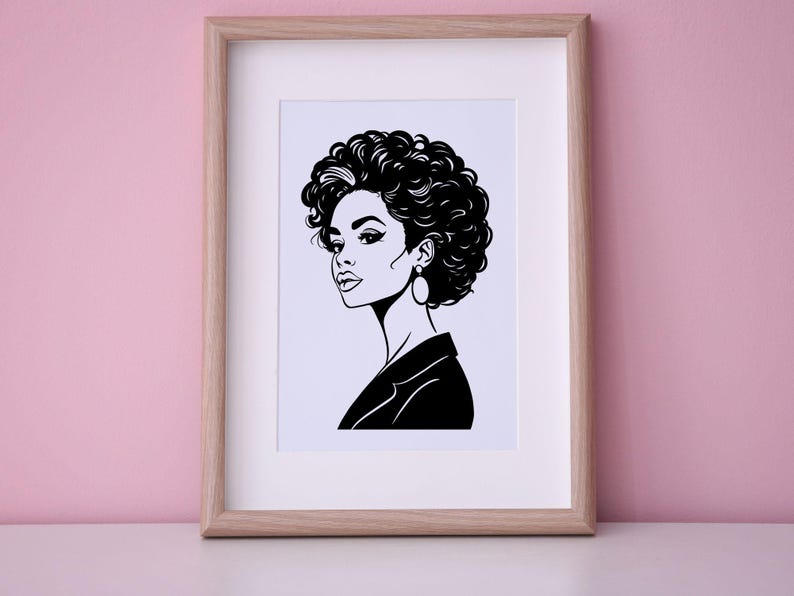 Afro Woman SVG Bundle,Afro Girl Svg,Black Woman Silhouette,Afro Hair Svg,Curly Hair Svg,African American Svg,Afro Woman Cut File For Circut
Black Woman SVG Bundle, 200 Afro Woman PNG, Melanin Queen Clipart, African American Beauty Digital Art, Feminine Cricut Cut Files,Afro Woman SVG Bundle, Afro Woman SVG, Afro Girl Svg, Afro Queen Svg, Afro Lady Svg, Curly Hair Svg, Black Woman, African American Svg