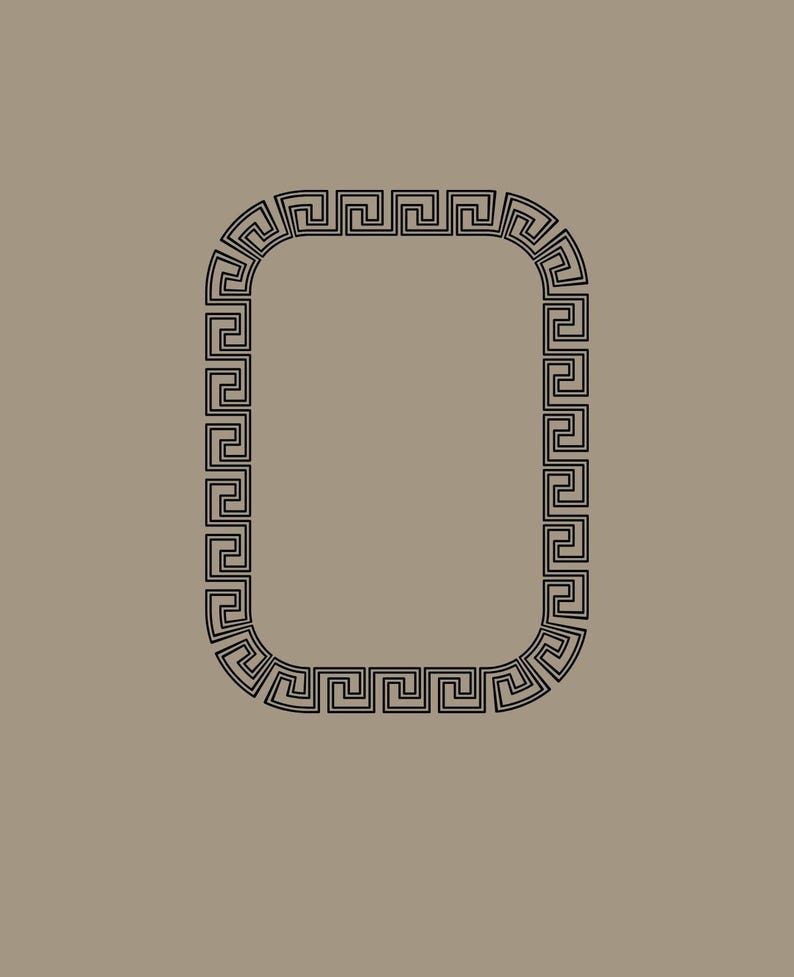 Greek Key Frame Design Greek Pattern SVG Bundle,greek Key Frame Svg,greek Laser Engrave Vector ...