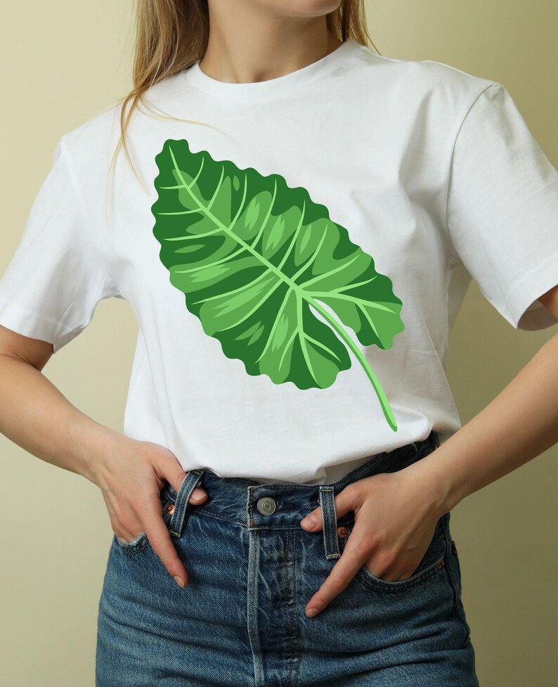 Monstera Leaves Clipart Bundle, Tropical Palm SVG Cut Files (digital ...
