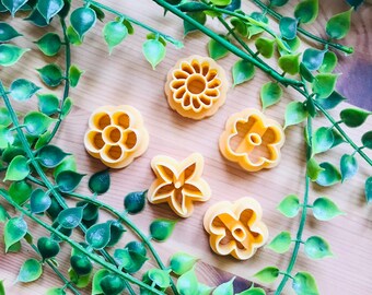 Floral Clay Cutters - Polymer Clay Jewelry Making Tool
