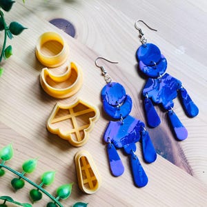 Clay Cutter for Dangle Earrings - Polymer Clay Jewelry Making Tool