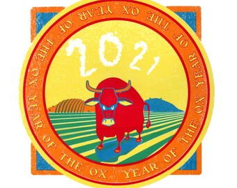 2021 Year of the Ox Calendar