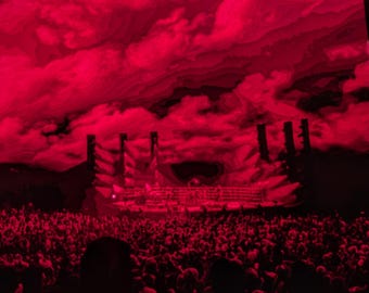 Phish Home Decor Wall Art 2024-04-21 The Sphere - Clouds