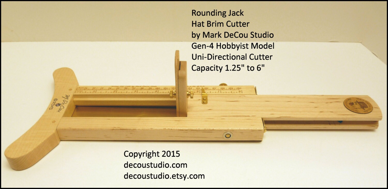 Built-to-Order, Hat Making Tool Rounding Jack, Hat Brim Cutter