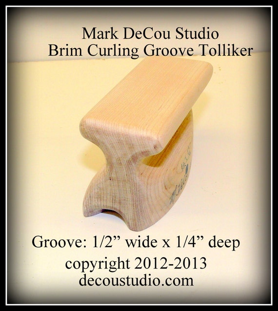 Built-to-order, Groove Tolliker Hat Making Tool Pencil Curl Hat