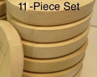 Free USA Shipping, Built-to-Order, Band Block Set, Eleven (11 Pieces, Hat Maker's Tool, - REGULAR Oval Shape