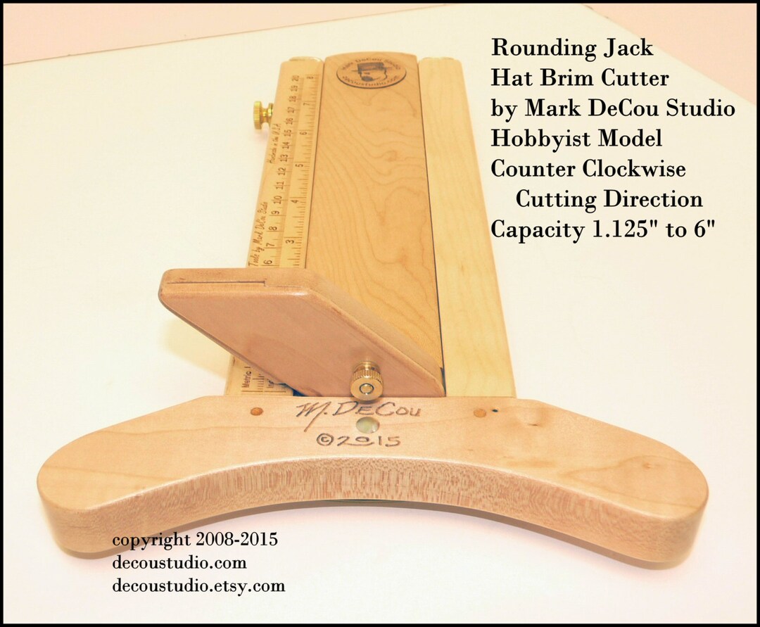 Built-to-order, Hat Making Tool Rounding Jack, Hat Brim