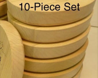 Free USA Shipping, Built-to-Order, Band Block Set, Ten (10 Pieces, Hat Maker's Tool, - REGULAR Oval Shape