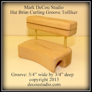 Built-to-order, Groove Tolliker Hat Making Tool Pencil Curl Hat Brim ...