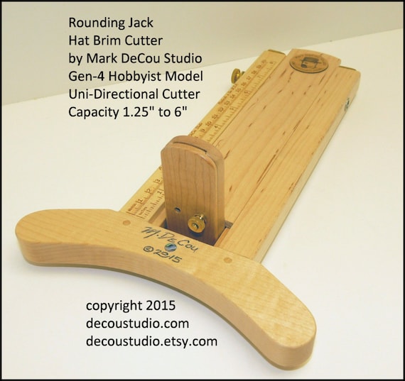 Built-to-Order, Hat Making Tool Rounding Jack, Hat Brim Cutter