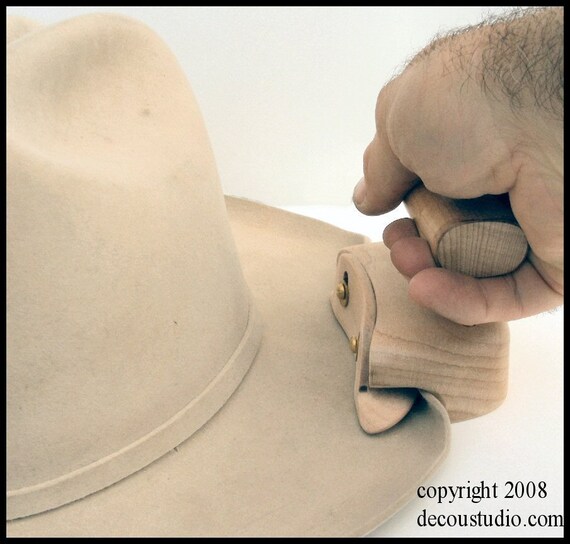 Estirador De Sombreros Ajustable De Madera - Para Gorras De Vaquero, Fedoras Y Más, Talla 7 A 8 3/8