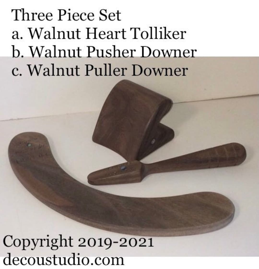 Hat Makers Tool Set, Includes Foot Tolliker, Pusher Downer, Puller