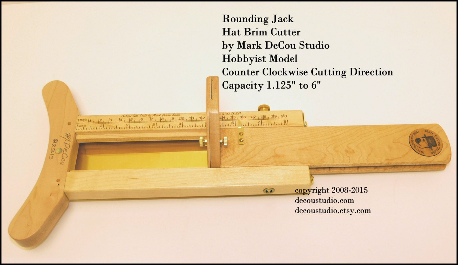 Built-to-Order, Hat Making Tool Rounding Jack, Hat Brim Cutter