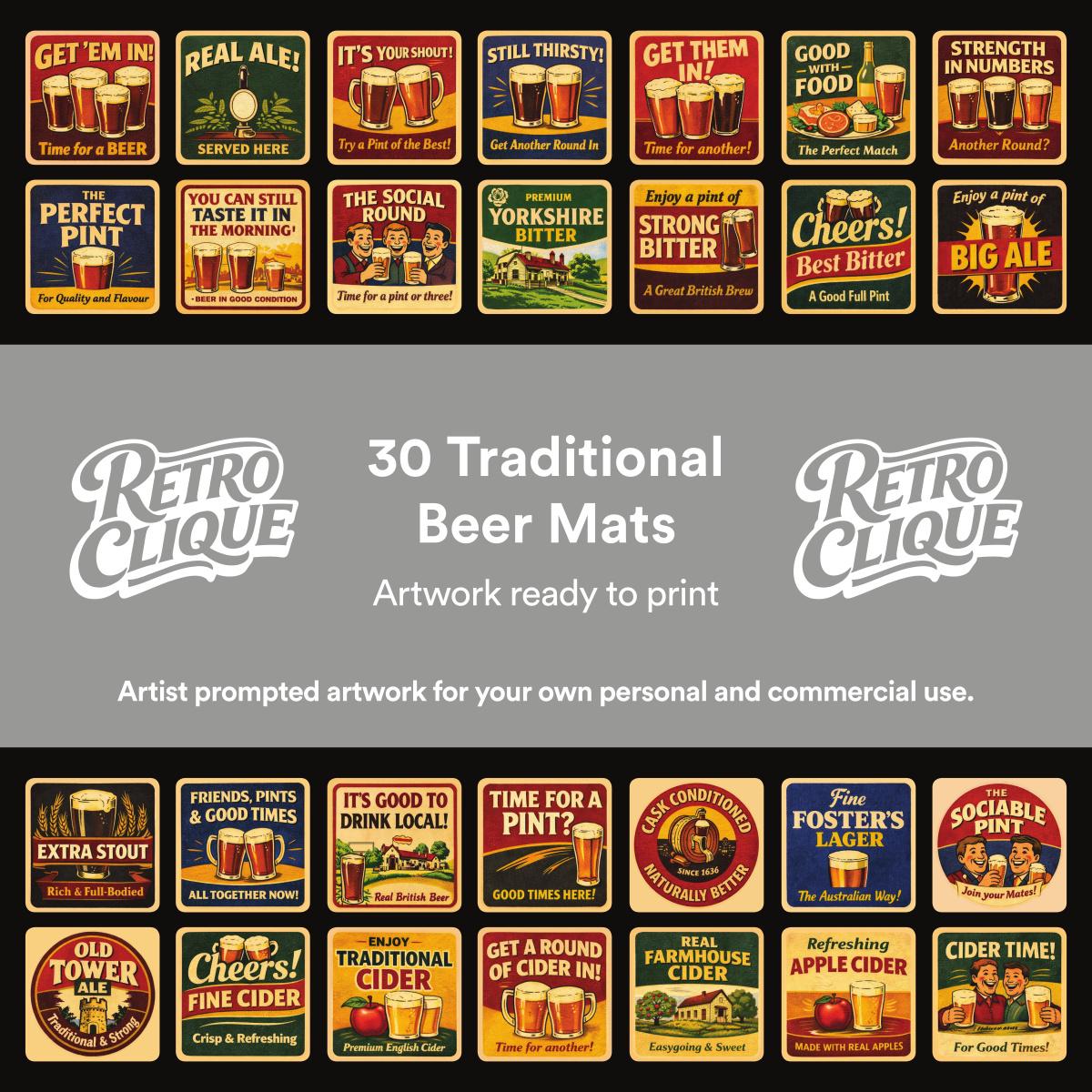100 British Pub Coastersイギリス製　本物　 コレクション British Pub Coasters - Etsy