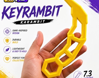 Keyrambit-replica Karambit | Geïnspireerd door rivalen | Verzamelobject | Gamercadeau