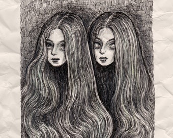 Doppelganger - Omen Collection 5x7 art print