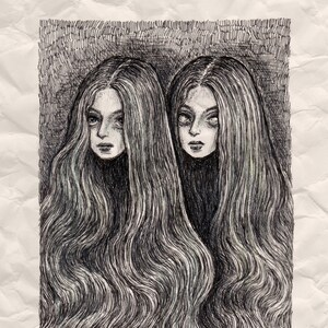 Doppelganger - Omen Collection 5x7 art print