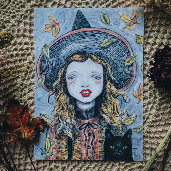 Dani and Binx - 5x7 print