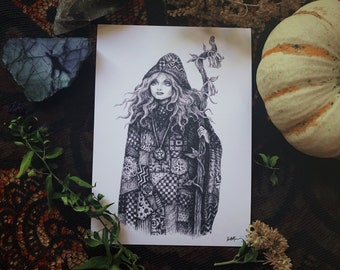 Witch of the Holler - 5x7 print