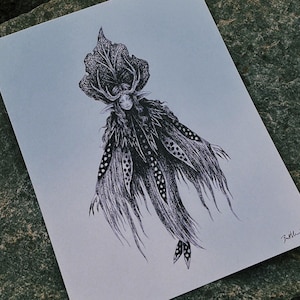 Regal Faerie - 8.5x11 print