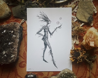 Dryad 5x7 art print