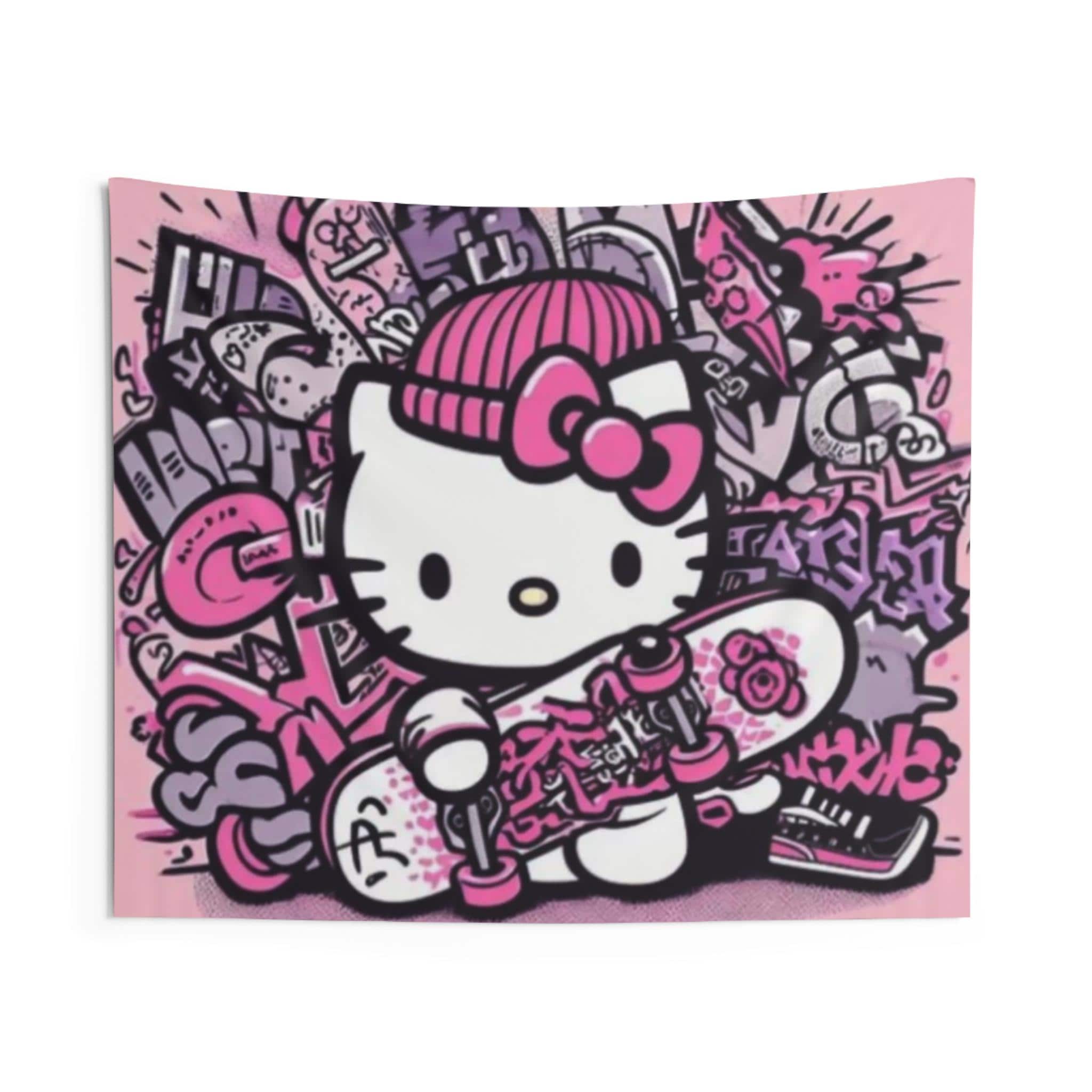 Hello kitty wall tapestry hotsell