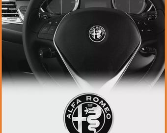 40 mm rattemblem med logotyp för ALFA ROMEO 147 156 159 Giulietta Mito