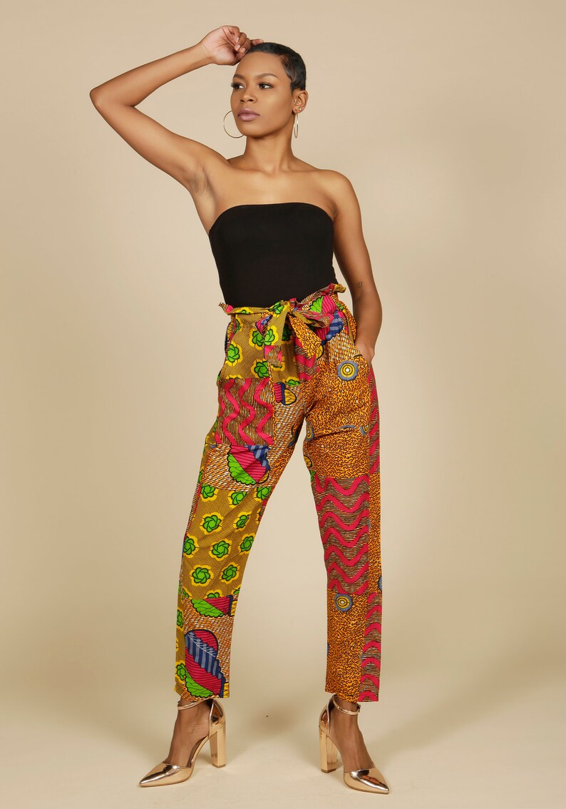 High waist trousers