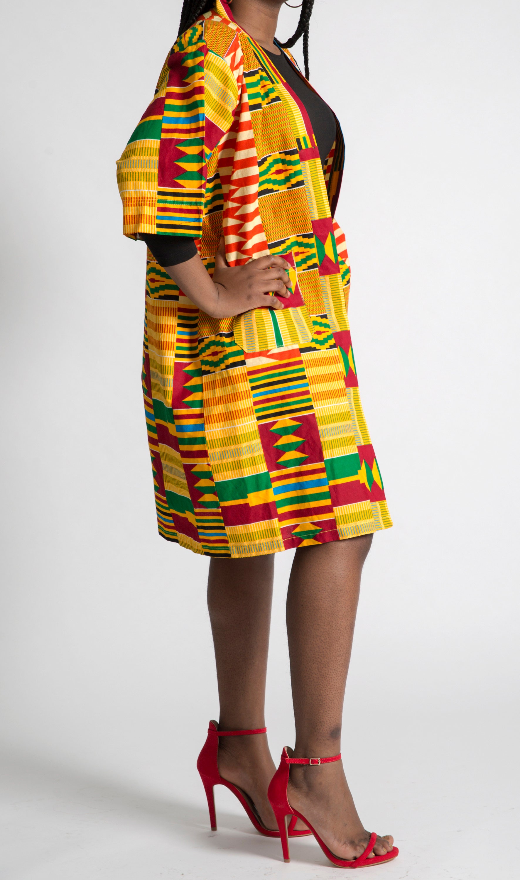 African print jacket | Etsy