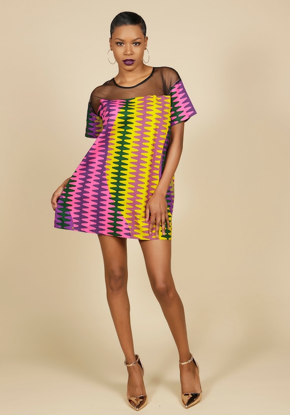 ankara tunic dress