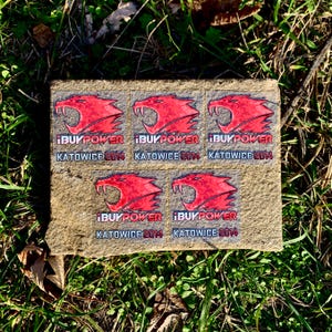 5x iBUYPOWER Katowice 2014 | Transparant stickerpakket | CS2 | Counter Strike 2 | CS GO
