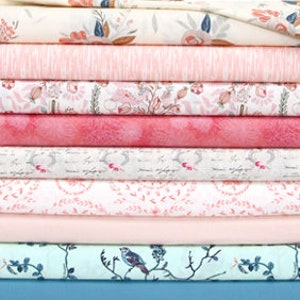 Sew Romantic Bundle - 12 Fat Quarters by Art Gallery Fabric, Stitch Your Style - Beautiful Quilt Premium Cotton --------FREE SHIPPING-------