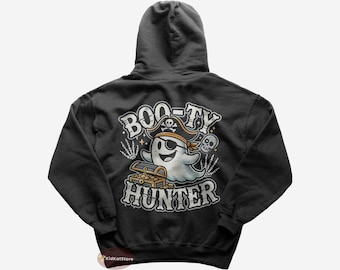 Beutenjäger Hoodie - Halloween entworfen Hoodie - Gruseliger Halloween Hoodie - Geist Hoodie - Kürbis Hoodie - Lustiger Halloween Hoodie