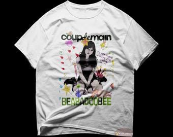 Camiseta Beabadoobee / Camiseta de música rock / Cansada / Beatopia / Remendada / Merchandising de Beabadoobee / Camiseta de algodón