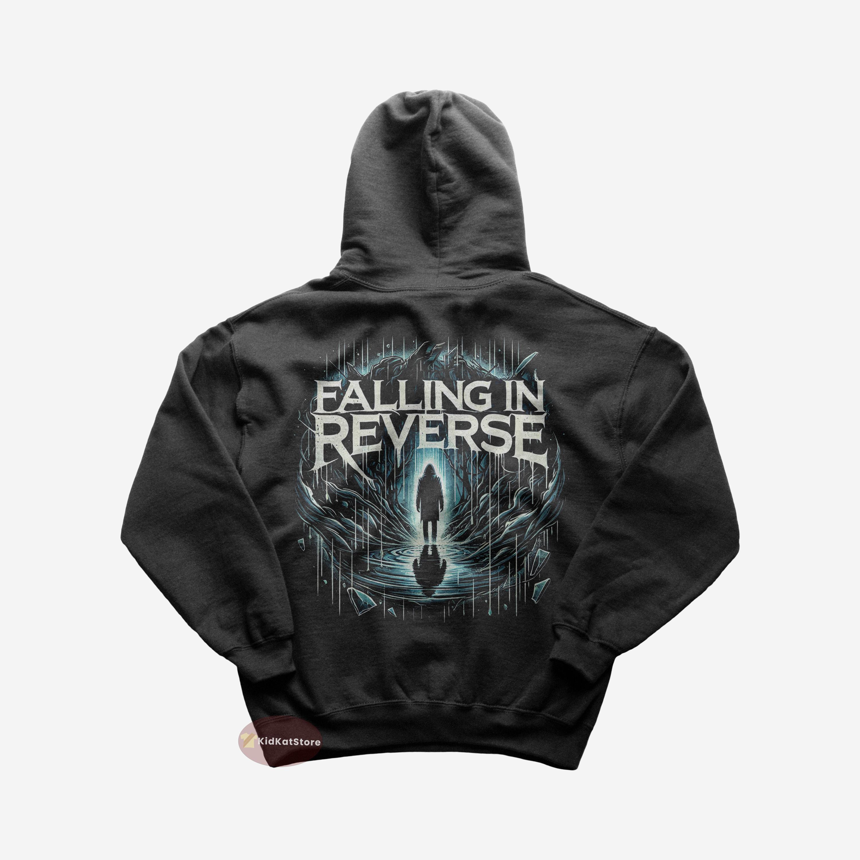 Falling in Reverse Hoodie ZOMBIFIED Falling in Reverse Merch Unisex Rock Hoodie Gift for Rock Lovers Premium Music Apparel Etsy Canada