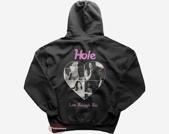 Loch Hoodie | Rock Musik Hoodie | Promi-Skin | Lebe durch | Niemandes Tochter | Loch Merch | Mit Kapuze Sweatshirt
