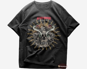 T-shirt Alterbridge Unisexe - Coton Épais Graphique Groupe Rock