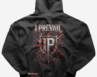 I Prevail Hoodie - Paranoid - I Prevail Merch - Unisex Rock Hoodie - Geschenk für Metal-Liebhaber - Premium Musikbekleidung - Metal Merch Hoodie