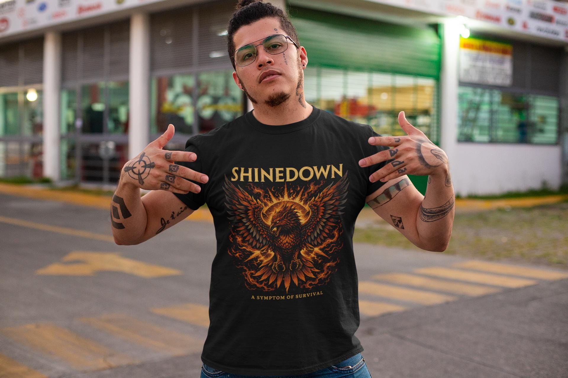 Shinedown T-shirt - 45 - Monsters - Shinedown Merch - Unisex Rock