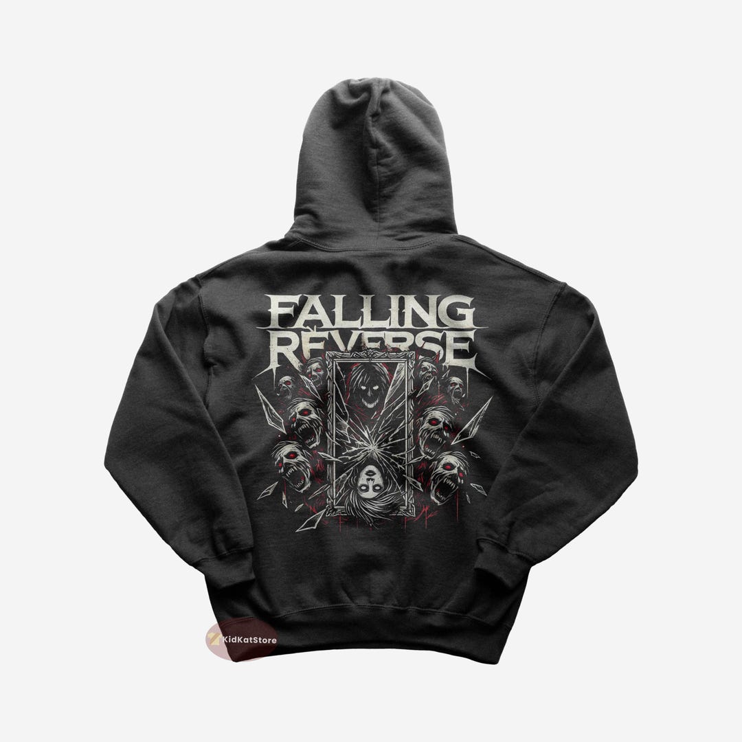 Falling In Reverse Hoodie - Popular Monster - Falling In Reverse Merch - Unisex Rock Hoodie - Gift for Rock Lovers - Premium Music Apparel